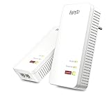 AVM Fritz!Powerline 1240 AX WLAN Set (Gigabit-Powerline mit Wi-Fi 6, WLAN-Access Point, ideal für...