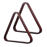 Milisten 2 Stück Solides Holz Pool Dreieck Rack Ball Billard Glatte Polierte Oberfläche Präzise...