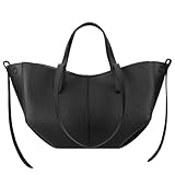 TIAASTAP Tote Bag Kunstleder Handtasche Damen Groß Shopper Tasche Elegante Schultertasche Gross...