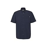 Mammut Lenni Shirt Men | Outdoor Hemd für Herren, Atmungsaktiv, Kurzarm | Marine-Black, M