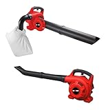 Grafner Benzin Laubsauger 3in1, 2-Takt, Laubbläser Laubsauger & Häcksler, incl. 35 Liter Fangsack,...