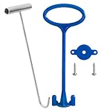 Griff für Pool-Filter, tragbarer Skimmer-Korbgriff für Pool, Griff für Filterkorb, Haken für...