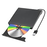 ZGJIAJU DVD Spieler USB Externer CD- Und DVD-Player DVD-ROM 8X CD-ROM 24X USB3.0/USB2.0/Typ C...