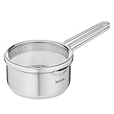 Tefal H85222 Nordica Stielkasserolle 16 cm mit Deckel | Doppelgriffe | Edelstahl-Topf | alle...