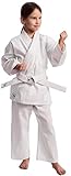IPPONGEAR Club 2 Karate Gi Set Einsteiger Karateanzug Kinder Anzug inkl weißem Gürtel (Größe...