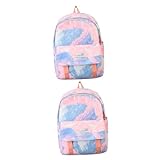 GALPADA 2St Reisetasche für Damen Mädchenrucksack Reisetasche für Frauen Rucksack für die Schule...