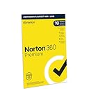 Norton 360 Premium 2026 | 10 Geräte | 1 Jahr | PC/Mac/Android/iOS | Aktivierungscode in...