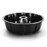 Herogo Geriffelte Kuchenform, 25,4 cm, Antihaft-Ringkuchenform, Karbonstahl, runde Backform,...