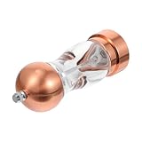 TOYANDONA Manuelle Pfeffermühle Acryl mit Sockel Einstellbares Mahlwerk Multifunktionales...