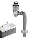 Flexibles Abflussrohr – 29,5 X 98,5 Cm, Flexibler Abfluss Für Waschbecken |...