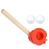 Dubbulon Schwebende Blasrohr Kugeln - Holz Blasball | Lernspielzeug Für Kindergeburtstage Ostern...