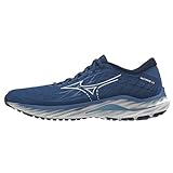 Mizuno Wave Inspire 20, Laufschuh für Herren, Federal Blue White Alaskan Blue, 43 EU