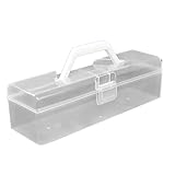 Uhidka Transparente Kuchenbox Aus PVC - Rechteckige Aufbewahrungsverpackung für Desserts, Kekse und...