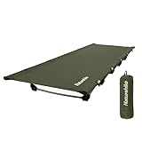 Naturehike Campingbett Ultraleichtes Feldbett Tragbares Klappbett für Erwachsene Schlafen...