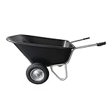 Kelberg Schubkarre Agro 290L Schubkarre 290 Liter bis 250kg Luftreifen mit Stahlfelge verzinkt...
