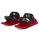 Snowfeet X - Mini Short Skiskates für Snow Pro Version | Ski für Winterschuhe | Kurze Snowskates...
