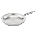 Tefal Virtuoso Bratpfanne 28 cm, Edelstahlpfanne unbeschichtet, Pfanne Induktion, langlebig,...