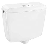 Cornat Spülkasten PONTOS, weiß / Zweimengenspülung / Toilettenspülung / Aufputzspülkasten...