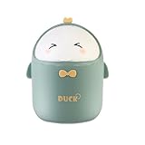 DYOUen Tisch Mülleimer mit Deckel Mini Mülleimer Netter Cartoon Mülleimer für Arbeitstische,...