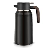 CRROEL Thermo-Kaffeekaraffe, doppelwandig, vakuumisoliert, Edelstahl, Thermokaraffe mit...