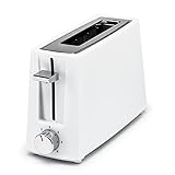 Single Toaster Minitoaster Für 1 Toastscheibe Automatik-Langschlitztoaster Edelstahl Toaster Zum...