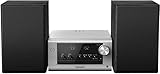 Panasonic SC-PM704EG-S Kompaktes Micro HiFi Stereosystem mit CD, DAB+/FM Radio, USB und Bluetooth,...