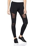 Urban Classics Ladies Tech Mesh Leggings, Schwarz (black 7), XL