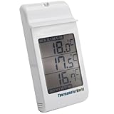 Digitales Max-Min-Gewächshaus-Thermometer - Max-Min-Thermometer zur Überwachung von Höchst- und...