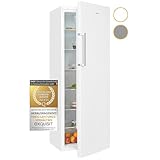 Exquisit Vollraumkühlschrank KS350-V-H-040D weiss | Nutzinhalt: 331 L | 6 Glasablagen |...