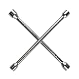 Dunlop Wagenkreuz – Kreuzschlüssel Auto passend für die Abmessungen 17–19–21–23 mm –...