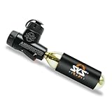SKS GERMANY AIRBUSTER CO2 Fahrradpumpe für Wettkämpfe (CO2 Luftpumpe, mit Druckdosierventil &...
