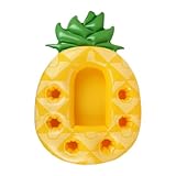 Getränkehalter für Pool, aufblasbares Getränketablett, schwimmender Getränkehalter, Ananasform,...