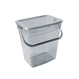 Plast Team Waschpulver Aufbewahrungsbox mit Deckel (10L, Grau)