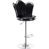 ABGRC Moderner minimalistischer Barhocker, Homelift-Hochhocker, Flanell-/PU-Leder-Stuhldesign,...