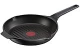 Tefal Robusto Aluguss Grillpfanne 26 cm, Bratpfanne Induktion mit Antihaftversiegelung,...