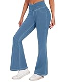 Desol V Cross Bootcut Jeans Damen mit 4 Taschen, High Waist Schlaghose Damen Jeans Flared Jeans Hohe...