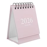 Housoutil Mini Tischkalender Aufstellkalender Monatsplaner Kompakter Flip-schreibtischkalender...