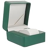 BESTYASH PU Leder Uhrenbox Klappbar mit Fächern Einzeluhr Aufbewahrungsetui mit Vollschutz...