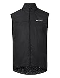 VAUDE Fahrradweste Matera Air Vest schwarz, ultraleichte Windweste Radsport Herren, wasserabweisende...