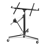 Wiltec XXL Plattenheber bis max. 68 kg, Höhe 140-350 cm, max. Breite 2,90 m, Trockenbau...