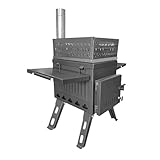 DUNSBY Saunaofen Camping Klappholzkohle Brennholz Outdoor Angeln Heizung Herd Multifunktions...