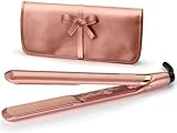 BaByliss Rose Gold Glätteisen - Keramikplatten für glattes Styling, Universalspannung für...