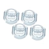 HOLIDYOYO 4 Stück Teiliges D Ring Zurrmulden aus Edelstahl Starke Ladungssicherung Rutschfeste...