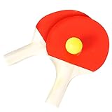 SPORTSIDE - Set mit 2 Tischtennisschlägern und 3 Bällen - Schlägerspiel - Komplettes Set -...