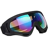 Vicloon Skibrille, Ski Snowboard Brille, UV-Schutz Goggle, Motocross Brille Helmkompatible, Anti-Fog...