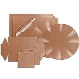 LIANSUM Dauerbackfolie für Backofen, 9er Set (4x eckig, 2xSpringform rund, 1x Kastenform, 2x...