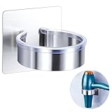 GGQ Föhnhalter Wand Ohne Bohren, Föhn Halterung, Fönhalterung Wandhalterung, Haartrockner...