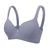 Necalisi Dirndl Damen BH Damen mit bügel Grau Damen Unterwäsche BH Push Up Bügel Nicht Lingerie...