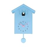 Oniissy Wandkunst, Kuckucksuhr, mit Vogelstimmen, einstellbare Lautstärkeregelung, für Wohnzimmer,...