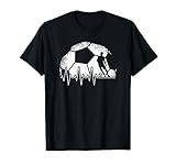 Fußball Herzschlag Fußballspieler Damen Herren Kinder T-Shirt